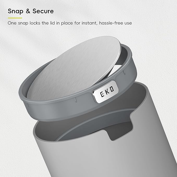 EKO Fandy 0.58 Gal/2.2L Mini Trash Can - Image 5