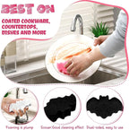 Tioncy 12 Pack Bat Kitchen Sponges Bulk Dual Sided Scrubber Sponges Dishwashing - Image 5