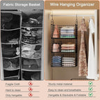 Sonyabecca 3-Tier Extra Large Closet Hanging Organizer - Image 6
