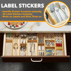 SpaceAid Bamboo Drawer Dividers - Image 3