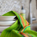 COTTON CRAFT Salsa Stripe Kitchen Towels - Image 6