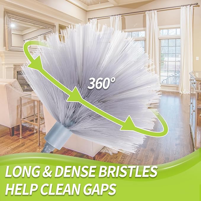 Cobweb Duster with Extension Pole, Reusable Feather Duster - Image 3