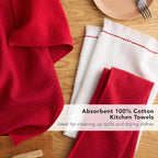 KitchenAid Gourmet Series Gridlines Kitchen Towels 3-Pack Set, 100% Cotton - Image 7