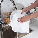 POLYTE Premium Microfiber Kitchen Dish Hand Towel Waffle Weave 12 Pack - Image 3