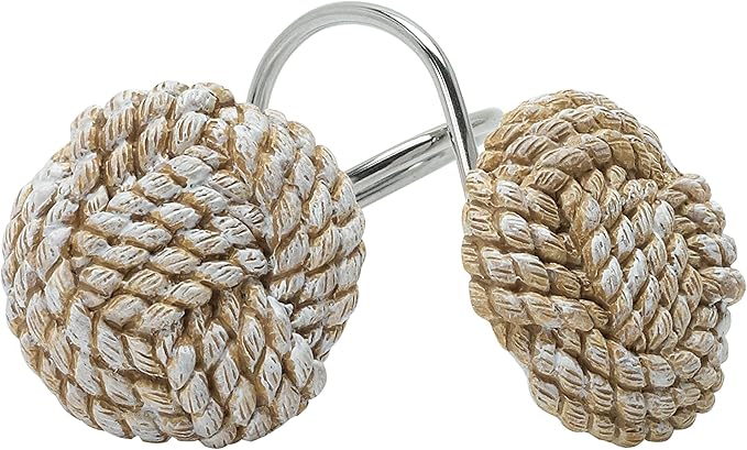 Zenna Home Shower Curtain Hooks Seaside Serenity Bath Accessories by ZennaHome