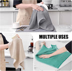 Homaxy Premium Kitchen Towels, Large Cotton Kitchen Hand Towels, Flat and Terry - Image 4