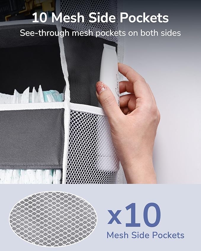 ULG 1 Pack Compact Size Over Door Organizer Slim Door Storage - Image 5