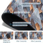 Abstract Mountain Sink Splash Guard Faucet Mat Mountain Landscape Super - Image 3