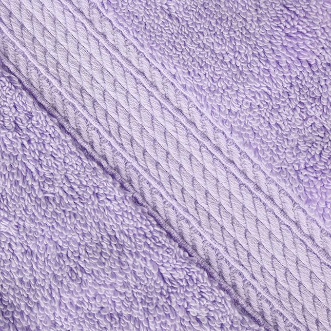 SUPERIOR Egyptian Cotton Pile 8 Piece Towel Set, Includes 2 Bath, 2 Hand - Image 5