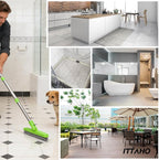 ITTAHO 2 Pack Grout Brush with Long Handle, Swivel Cleaning Grout Line Scrubber - Image 4