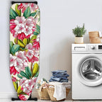 Nuxovilar Red & White Floral Pattern Ironing Board Cover, 15×54 inch, Fits Most - Image 3