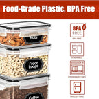PRAKI 30 Pack Airtight Food Storage Containers - Image 4