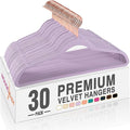 HOUSE DAY Velvet Hangers 30 Pack, Premium Non-Slip Felt Hangers, Sturdy by HOUSEDAY
