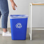 Amazon Basics Rectangular Commercial Office Wastebasket, Lightweight, 10 Gallon - Image 7