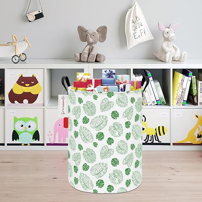 QUEENLALA Large Storage Basket, Laundry Hamper/Bathroom/Home Decor/Collapsible - Image 8