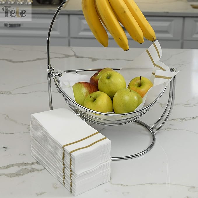 Paper Hand Towels for Bathroom, Linen-Feel Guest Towels, Formal Dinner - Image 7