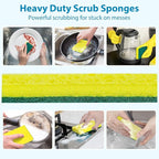 24 Pack Heavy Duty Scrub Sponges, Efficiently Clean The Surface Stains - Image 6