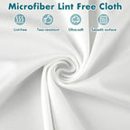 100 Pcs Cleanroom Cloth Wipes Microfiber Lint Free Cloth Disposable Clean - Image 2