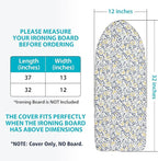 Seiritex Table Top Ironing Board Cover 12 x 32 inch, 3 Layers Small Iron Board - Image 6