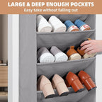 STORAGE MANIAC Over the Door Shoe Organizer Heavy-Duty Large Deep Pocket - Image 7