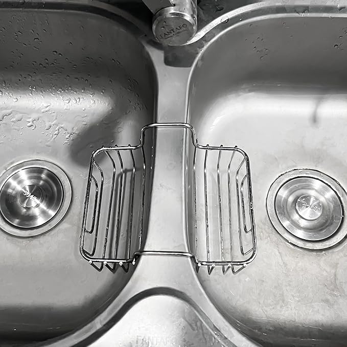 Stainless Steel Sponge Holder for Kitchen Sink - Image 5