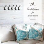 Rustic Cast Iron Coat Hooks - Image 4