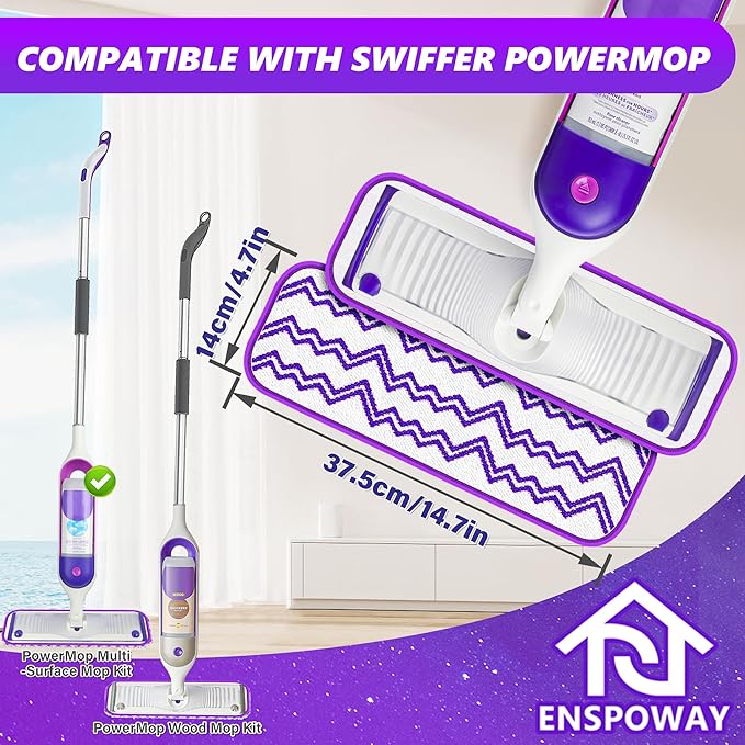 Reusable Mop Refills Pads for Swiffer PowerMop - Image 4
