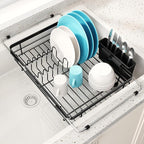 In Sink Dish Drying Rack, Expandable Over The Sink Dish Rack by JASIWAY