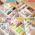 Drawer Dividers Organizer 6 Pack, Adjustable Separators 4" High Expandable from - Image 7