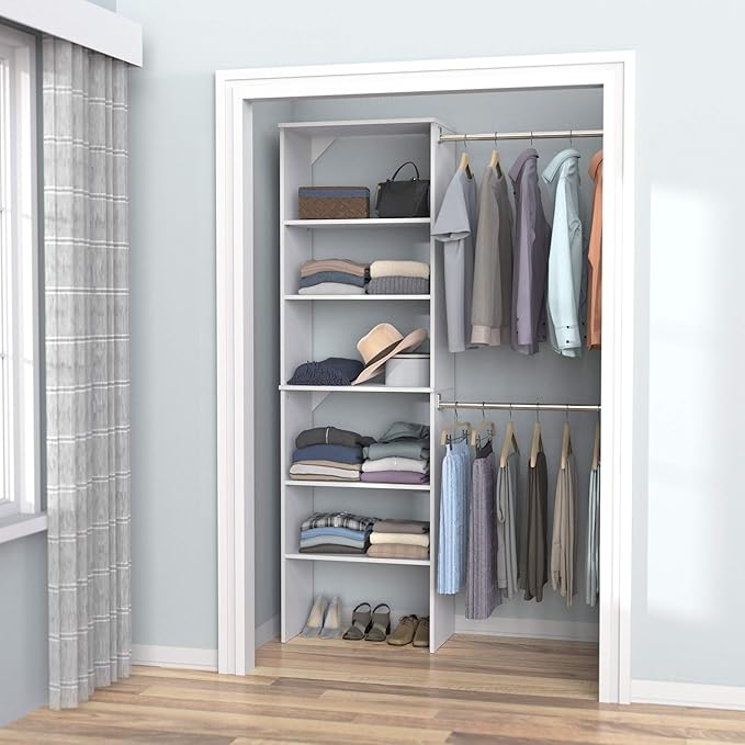 ClosetMaid SuiteSymphony Wood Closet Organizer Starter Kit - Image 10
