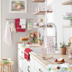 Martha Stewart Amber Floral Kitchen Towel Set 4-Pack - Image 8