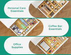 Bamboo Kitchen Drawer Organizer Boxes – 15" x 6" Stackable Wood Silverware - Image 6