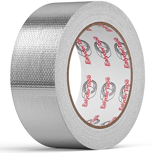 2in x 82ft Adhesive Aluminum Foil Heat Shield Tape, Fiberglass Thermal by Unknown