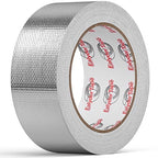 2in x 82ft Adhesive Aluminum Foil Heat Shield Tape, Fiberglass Thermal by Unknown