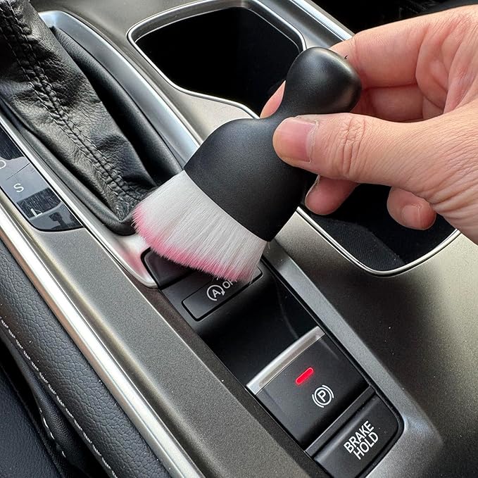 Car Detailing Brush, Soft Bristle Cleaning Brush, Scratch-Free Auto Duster Tool - Image 9