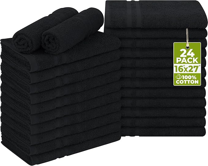 Utopia Towels Cotton Bleach Proof Salon Towel 16 by 27 inches, Bleach Safe Gym by UTOPIATOWELS