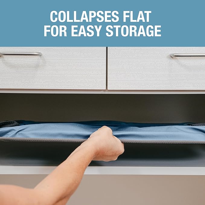 CleverMade Collapsible Laundry Basket 2 Pack – 60L Foldable Clothes Hamper - Image 7