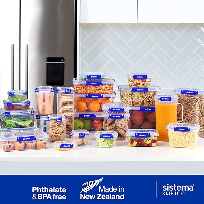 Sistema KLIP IT PLUS Food Storage Containers | 7.5 L Rectangle | Stackable & - Image 6