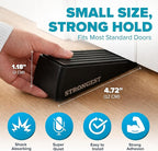 Strongest Home Heavy Duty Door Stopper Wedge | Non-Slip Rubber and Metal Door - Image 8