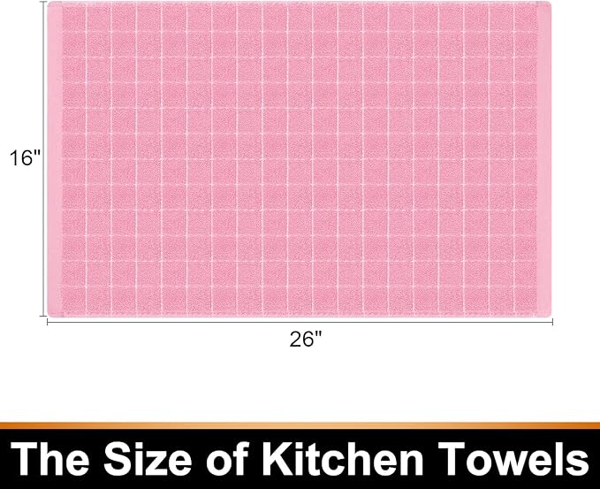 Mordimy 100% Cotton Terry Cloth Kitchen Towels, Super Soft and Absorbent Dish - Image 6