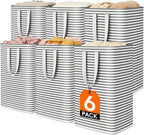 Lifewit 6 Pack Laundry Hamper Large Collapsible Laundry Baskets, Freestanding by Lifewit