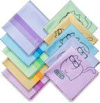 10 Pack Cute Kitty Cat Design Multicolor Microfiber Cleaning Cloths by ShowyourglassessomeLove
