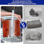 12 PCS 3-Layer Non-Scratch Multipurpose Steel Wire Dishcloths - Image 5