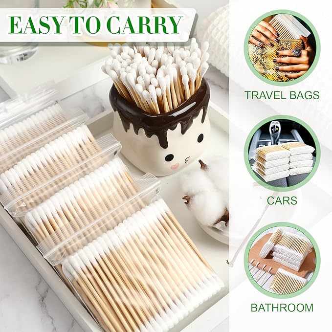 10000 Pcs Double Round Cotton Swabs - Image 4