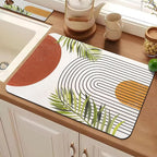 19.5" x 12" Dish Drying Mat & 24" x 5.5" Sink Splash Guard, Super Absorbent - Image 6