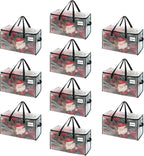 VENO 10 Pack Moving Bags, Comforter and Blanket Storage Bags by Veno