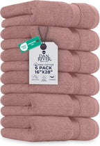 DAN RIVER 6-Pack Premium Hand Towels by DanRiver