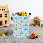 HUNRUNG Laundry Hamper, Large Canvas Fabric Lightweight Storage Basket Toy - Image 6