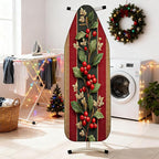 Nuxovilar Ironing Board Covers Winter Holly Berries Pattern Polyester 15x54 - Image 2