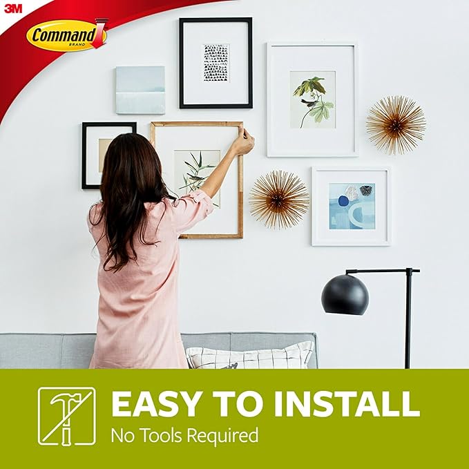 Command 5 lb Universal Picture Hanger, 3 Frame Hangers, 6 Command Strips and 6 - Image 4